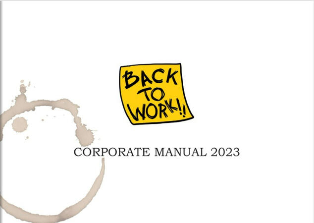 BACK TO WORK!! Corporate Manual (Corporate Identity Assignment)