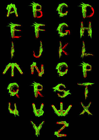 Zombie Hands Typography