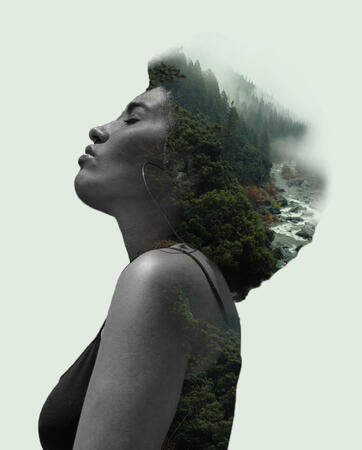 Forest in Woman
