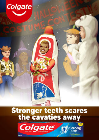 Colgate Halloween Advertising